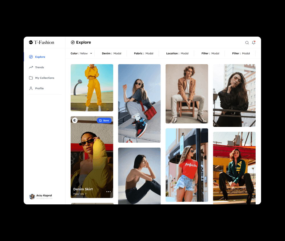 T-Fashion AI project thumbnail